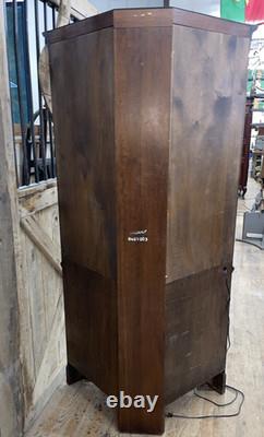 Statton Chippendale Style Solid Cherry Corner Cabinet with Keys