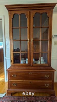 Statton Trutype Americana Cherry China Display Buffet