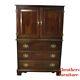 Stickley Solid Cherry High Chest Tv Media Cabinet Dresser Cabinet