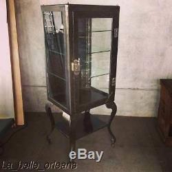 Stunning 1920's Antique Steel Industrial Apothecary / Dental Cabinet. Must See