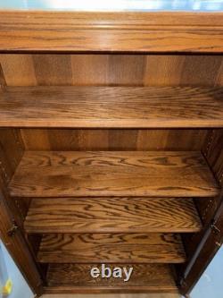 Stunning Antique China Cabinet/Hutch with Glass Doors