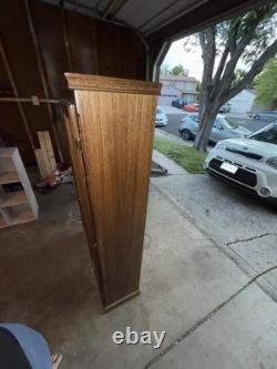 Stunning Antique China Cabinet/Hutch with Glass Doors