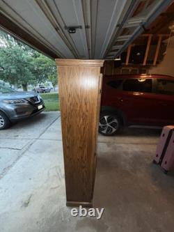 Stunning Antique China Cabinet/Hutch with Glass Doors