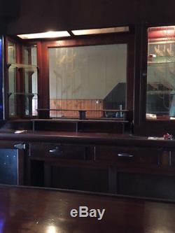 Stunning Antique European Mahogany Art Deco Bar in'Hoffa' Movie Priceless