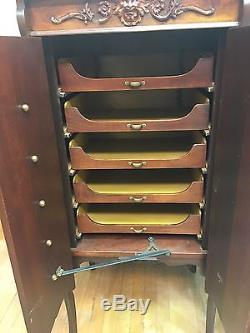 Stunning Antique Music Cabinet