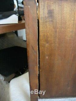 Stunning Antique/vintage Totally Hand Carved Small Wood Cabinet