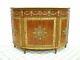 Stunning Neoclassic John Widdicomb Demilune Cabinet Manner Of Robert Adam