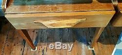 Superb Vintage Mid Century Italian Design Oak Cabinet Drinks Ex Con / Delivery