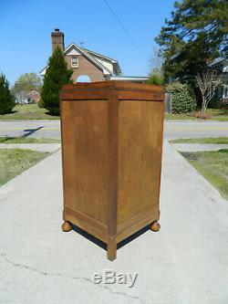 Sweet Tiger Oak Corner Cabinet circa 1910