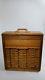 Tambour Fronted Collectors Cabinet / Early 20th Century / Filing / Vintage