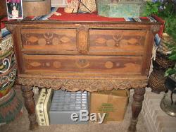 The Badillo Collection 16th Century Philippine Exquisitely Carved Antique Chest