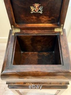 Theodore Alexander Althrop Living History Collection Burl Cigar Stand AL11041 Theodore Alexander Althrop Living History Collection Burl Cigar Stand AL11041