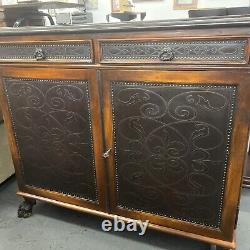 Theodore alexander regency style cabinet Metal & Wood. Cast Iron Claw Feet