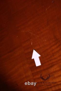 Tiger Maple Custom Step Back Hutch With Upper Open Shelving