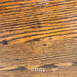 Tiger Oak Record Music antique Cabinet