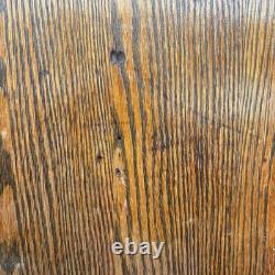 Tiger Oak Record Music antique Cabinet