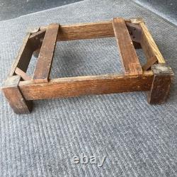 Traditional Antique Oak Stacking Office Library File Cabinet BASE Feet Legs etc