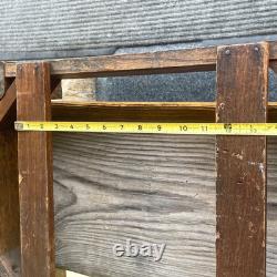 Traditional Antique Oak Stacking Office Library File Cabinet BASE Feet Legs etc