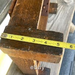 Traditional Antique Oak Stacking Office Library File Cabinet BASE Feet Legs etc