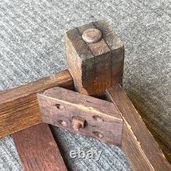 Traditional Antique Oak Stacking Office Library File Cabinet BASE Feet Legs etc