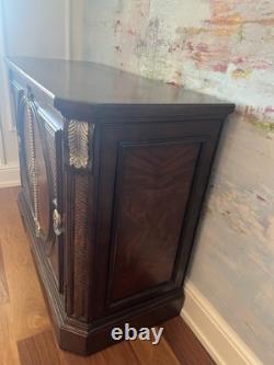 Traditional Decorative Accent Cabinet Solid Wood 36 H x 20 D x 46 W