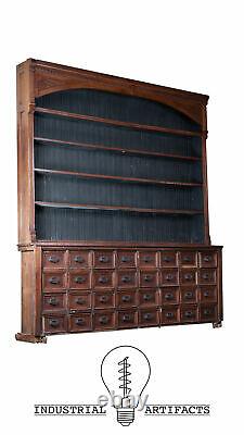 Turn Of The Century Apothecary Cabinet With Back Bar Display