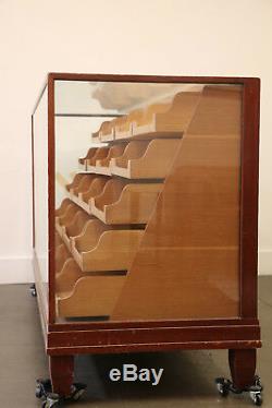 UK Antique Haberdashery Store Display Cabinet by A. Stephen & Sons Shopfitters