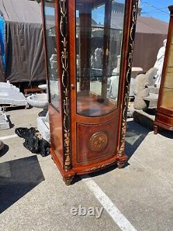 Unique Wood and Glass Cabinet