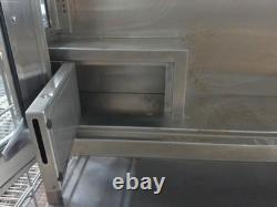 Unitron Turnkey Freestanding Stainless Steel Medical Cabinet with Glass Shelves