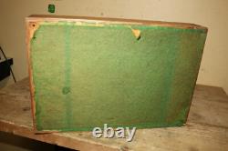 Unusual Antique c. 1900 Weis 1/4 Sawn Oak 3 Tray Drawer File Cabinet NICE LOOK