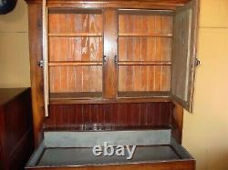 Unusual antique oak cupboard and dry sink-15869