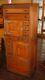 Unusual Antique Oak Doctor's Or Dentist Cabinet W Drawers-15599