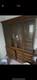 Used Antique Brown China Cabinet With Light Switch