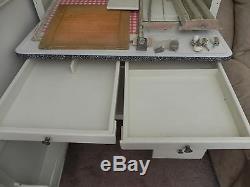 VHTF Antique HOOSIER Baking Cabinet Cupboard with Original Hardware Access P/U NJ