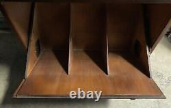 VINTAGE LANE Furniture VINYL RECORD CABINET MID CENTURY MODERN WOOD 1960's