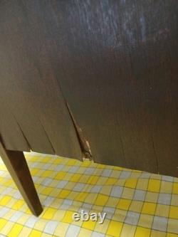 VTG 1950s Sewing Cabinet/End Table Spool-Notions Storage Some Refurbishing Needs