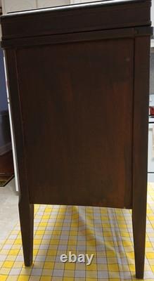 VTG 1950s Sewing Cabinet/End Table Spool-Notions Storage Some Refurbishing Needs