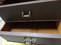 VTG 1950s Sewing Cabinet/End Table Spool-Notions Storage Some Refurbishing Needs
