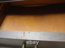 VTG 1950s Sewing Cabinet/End Table Spool-Notions Storage Some Refurbishing Needs