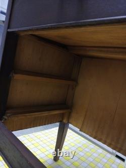 VTG 1950s Sewing Cabinet/End Table Spool-Notions Storage Some Refurbishing Needs