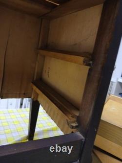 VTG 1950s Sewing Cabinet/End Table Spool-Notions Storage Some Refurbishing Needs