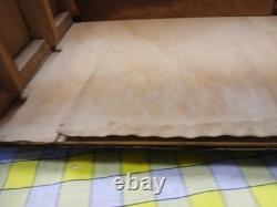 VTG 1950s Sewing Cabinet/End Table Spool-Notions Storage Some Refurbishing Needs