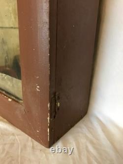VTG Chocolate 11x23 Wood Wall Mounted Medicine Cabinet Old Cupboard 1550-25B