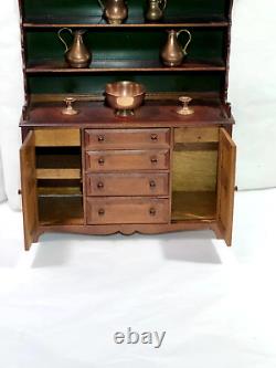 VTG Colonial Hutch Salesman Sample by Leslie Diamond Designer of Conant Ball