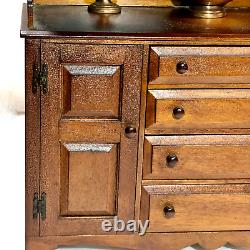 VTG Colonial Hutch Salesman Sample by Leslie Diamond Designer of Conant Ball