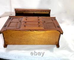 VTG Colonial Hutch Salesman Sample by Leslie Diamond Designer of Conant Ball