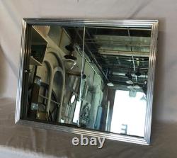 VTG Mid-Century 19x24 Mirror Medicine Cabinet with Vanity Light Old 1188-25B
