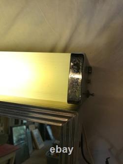 VTG Mid-Century 19x24 Mirror Medicine Cabinet with Vanity Light Old 1188-25B