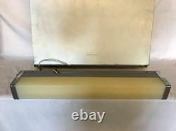VTG Mid-Century 19x24 Mirror Medicine Cabinet with Vanity Light Old 1188-25B