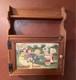 Vtg Solid Wood Campbell's Soup Hanging Cabinet Cupboard